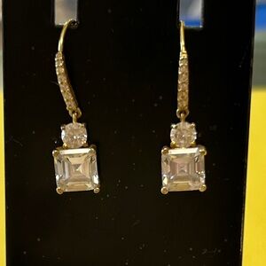 Elegant Gold and Silver Earrings